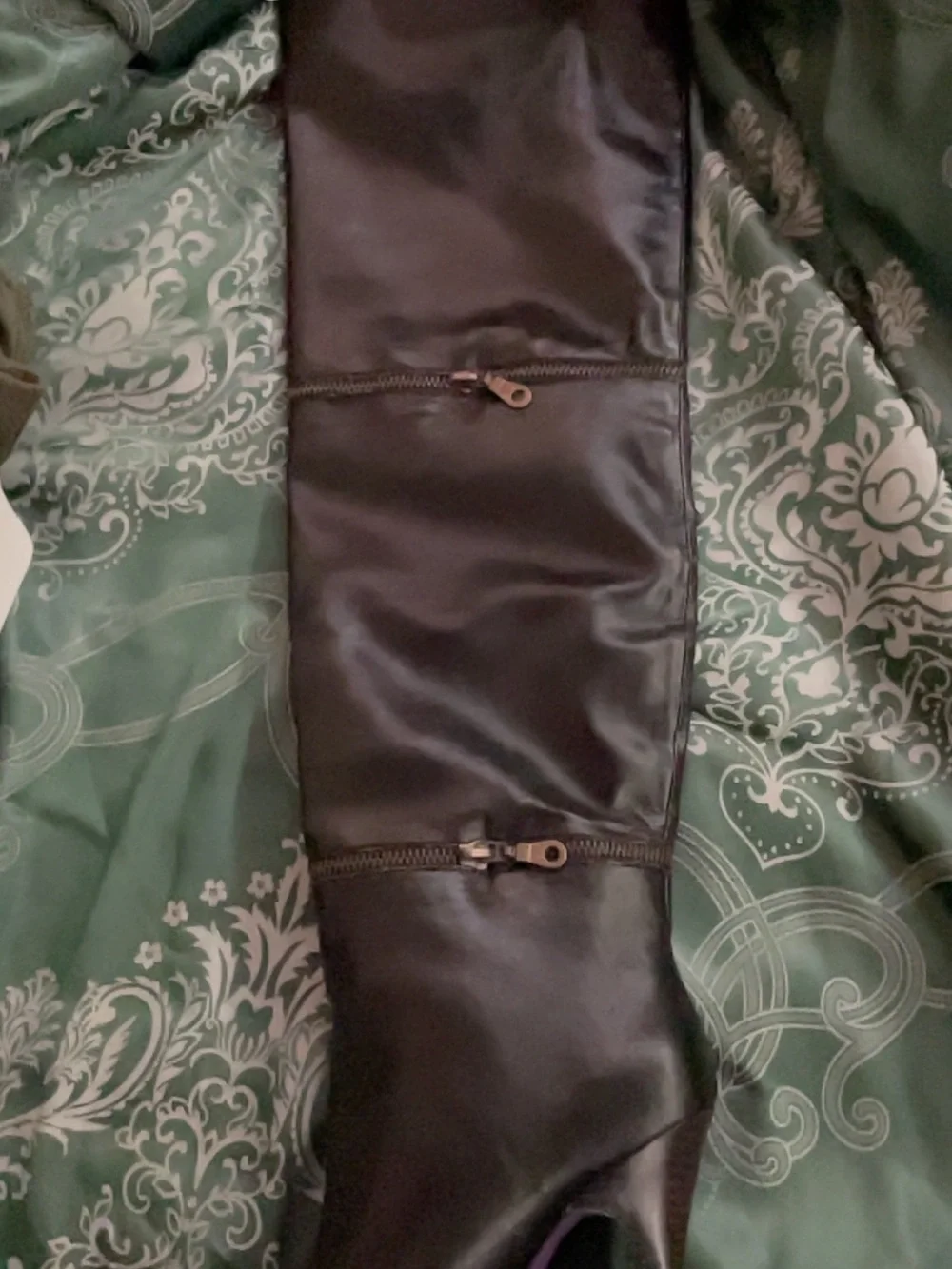 Toi et Moi Black Leather Over-the-Knee Stiletto Boots